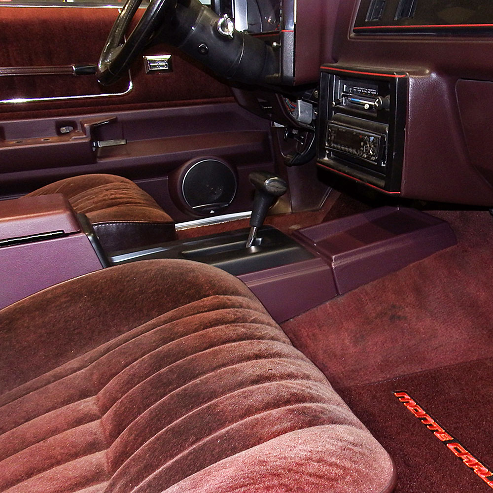 Chevrolet El Camino Malibu 1978-1980 No AC Carpet Dash Cover Black