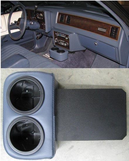 78-88 Dashboard Plug & Chug Drink Holder: 82-84 Medium Blue